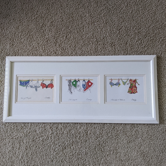 Framed set Anne Ormsby water color artwork - Picture 2 of 6